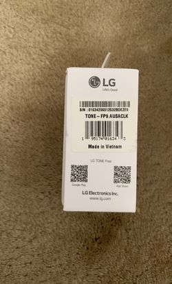 LG TONE Free FP9 - Plug and Wireless True Wireless Bluetooth