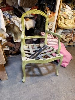 Vintage arm chair frame