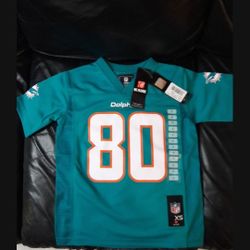 Miami Dolphins NFL Jersey XS youth size 4 NWT