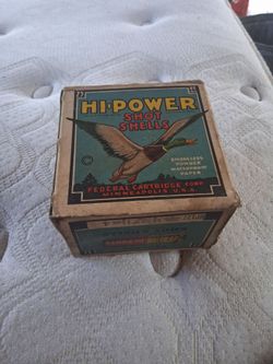 Shot gun shell box federal corp.