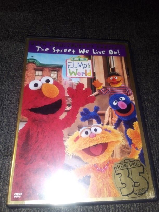 Pre-owned 35th Anniversary Special Elmo's World " The Street We Live On" DVD