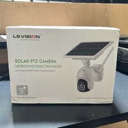 LS Vision Solar PTZ Security Camera – 4G/WiFi – Pan Tilt – New