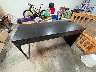 Black Ikea table