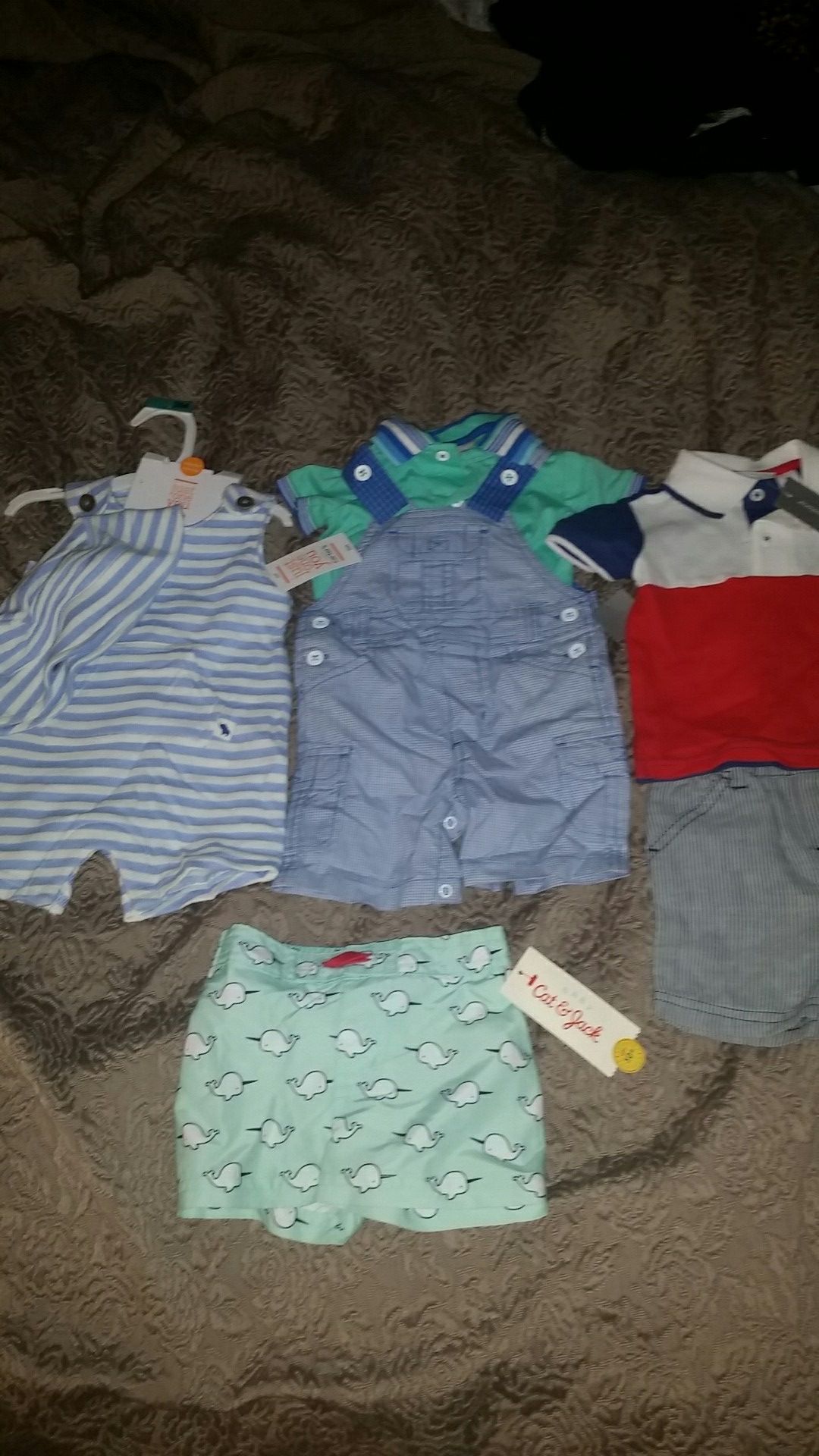 New baby boys size 3 months summer Lots gift Carter's Captain Jack first impressions bathing suit onesie two-piece sets
