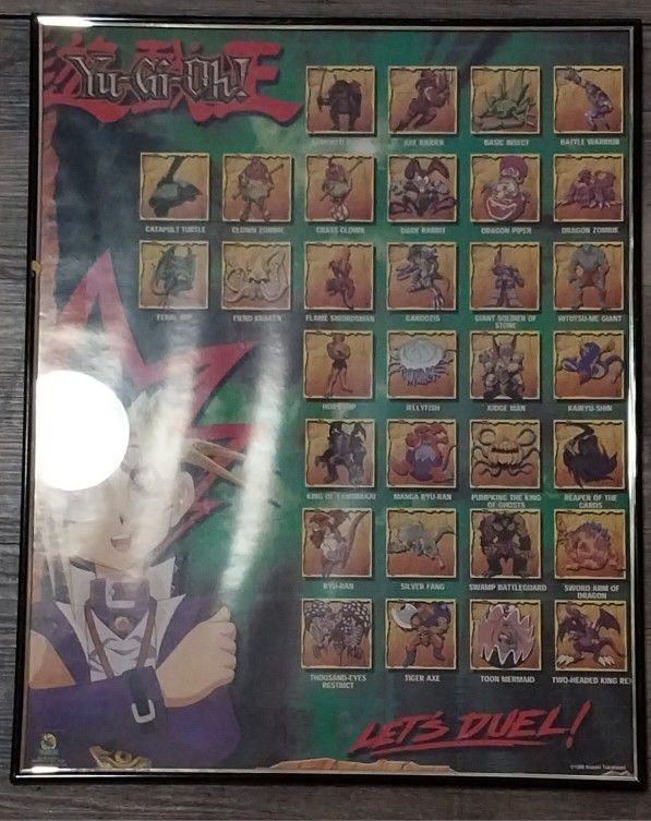 Rare 1996 Yu-Gi-Oh Poster