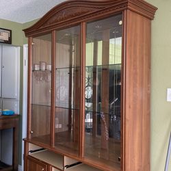 China Cabinet With Glass Sets