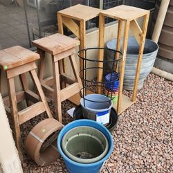 Plant Stands And Pots