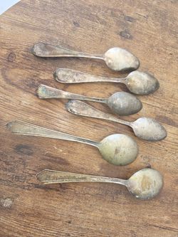 Silverplated Spoons Variety As is condition Lots 6