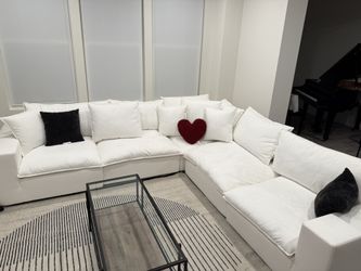 Cali Pearl Performance Fabric Modular Sectional