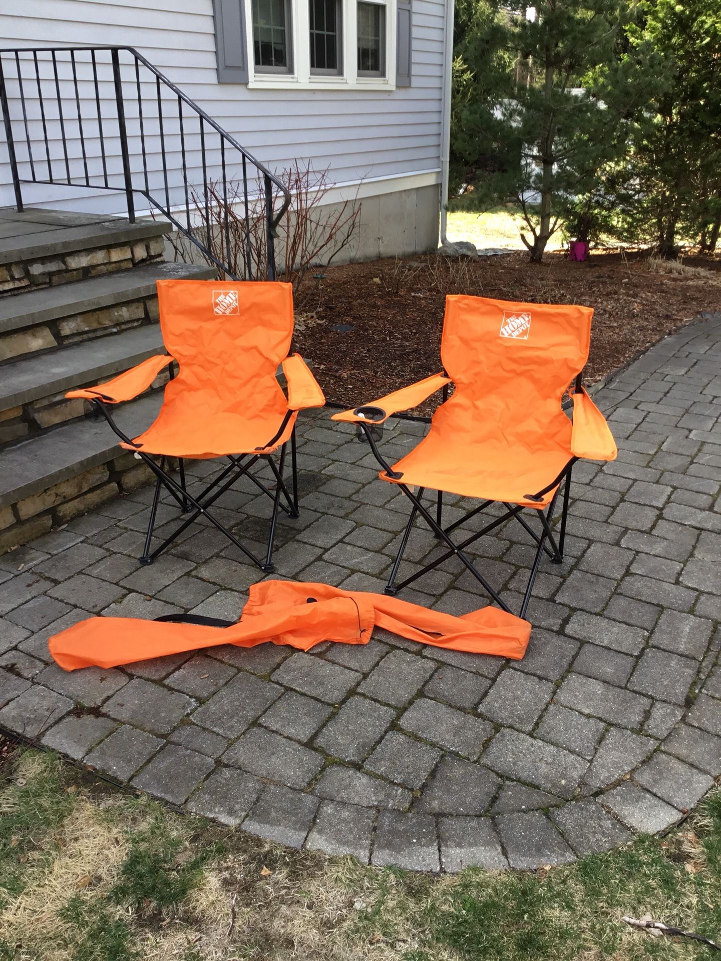 Pair of outdoor chairs