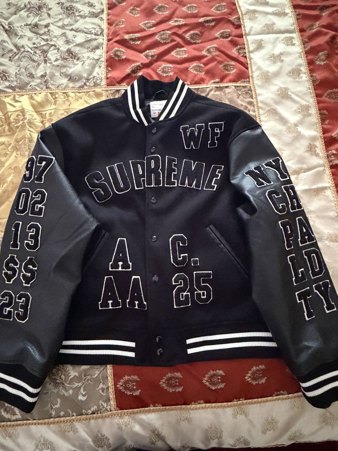 Supreme Varsity Jacket size large