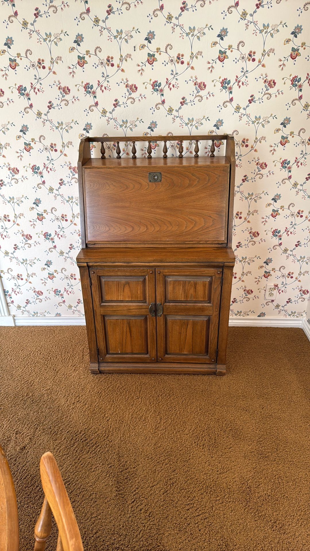 Vintage Wooden Secretary’s Desk