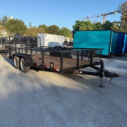 Worldwide 7 × 16 Utility Trailer 10k