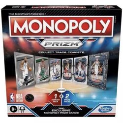 NBA Monopoly Panini Prizm: Trading Card Edition Board Game - Sealed BOX ON SALE 