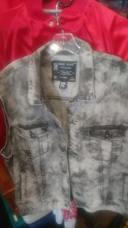 Mark Ecko Men or Women Jean Vest Brand New