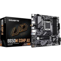 Open Box GIGABYTE B650M D3HP AX (rev. 1.0) AM5 LGA 1718 AMD B650 M-ATX DDR5, 2X PCle 4.0 M.2, PCle 4.0, USB 3.2 Gen2 Type-C, Wi-Fi 6E, 2.5GbE LAN