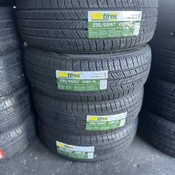 SET 235/65/17 TBB NEW TIRES NUEVAS 40,000 MILE WARRANTY
