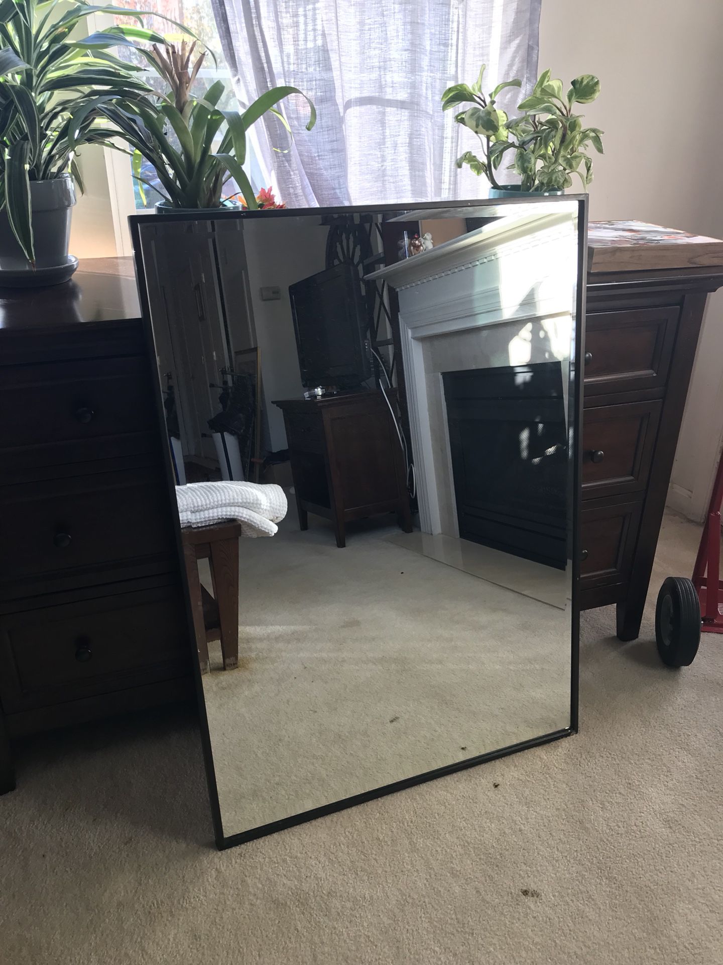 Pottery Barn Bevelled Glass Mirror