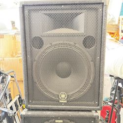 Yamaha 15 PA , DJ Speakers TRADE For 12 Inch
