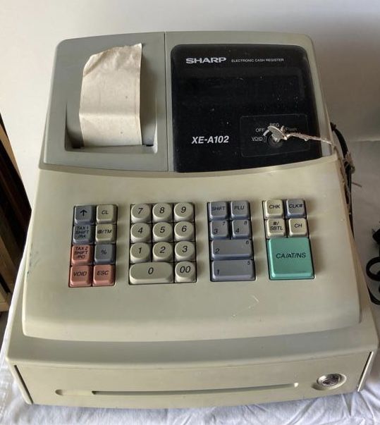Sharp Electronic Antique Cash R.