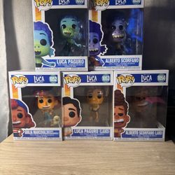 Fully Completed Luca Funko Pop Series 