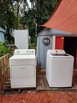 Samsung washer and whirlpool electric dryer limited 90 day guarantee