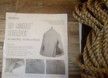 HearthSong Go! HangOut HugglePod Hanging Tents w/ Lights (3 Colors)