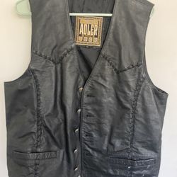 Women’s soft leather Vest size L