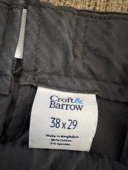 Croft and Barrow Men’s Dress Pants 38x29