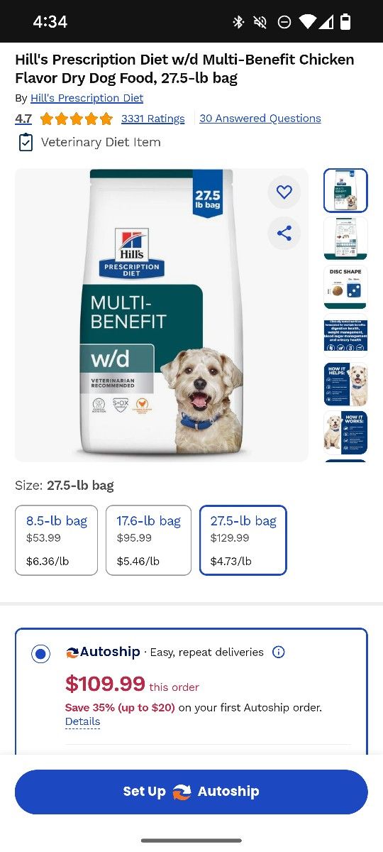 Brand New Hill's Dog Food