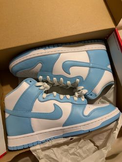 Nike Dunk High White Blue Sneakers