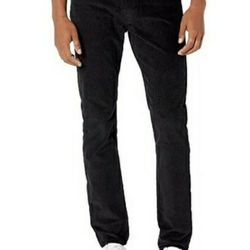 Levi's Men's 512 Slim Fit Black Corduroy Pants- 34×30