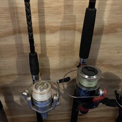 (2) Fishing Rods (-‘Penn)