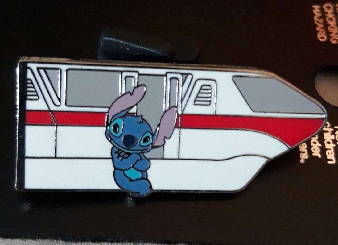 Disney Stitch Minorail pin