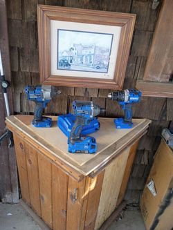 Cobalt 24 volt drill set