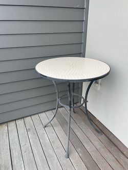 Outdoor bistro table