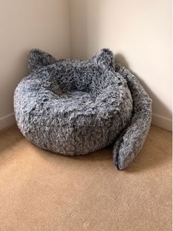 Large Cat foam chair - beanbag style