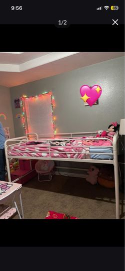 Twin loft bed frame