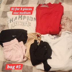 6 bags of clothing READ DESCRIPTION