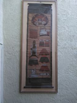 Chinese. Scroll in a Case
