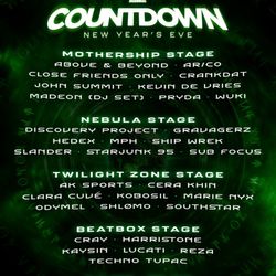 Countdown VIP Qty 1 Ticket 2025