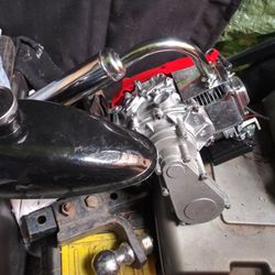 Bicycle Gas Motor And Gas Tank