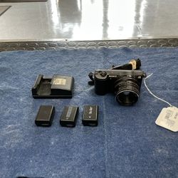 Sony A5100 Camera (Missing Charging/Card Door)