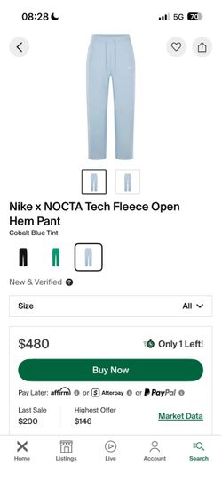 Blue Nike X Nocta tech pants