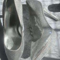 JLO Bling Heels Size 9 M