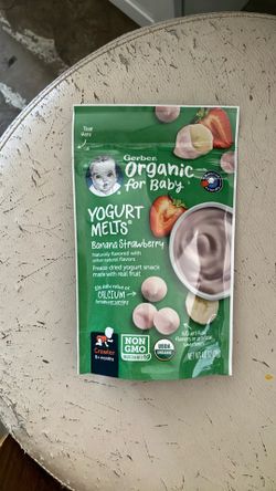 Case of Organic Gerber yogurt melts