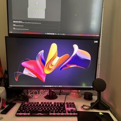 Gaming Pc With Dual Monitors, Streaming Setup! 