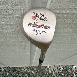 TaylorMade Burner Plus 9.5 Loft Driver Steel Shaft Stiff Flex Right Handed