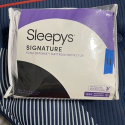 KING Mattress Protector - Sleepys Signature Total Defense Mattress Protector 