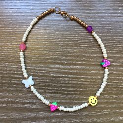Aesthetic Beaded Colorful Necklace 